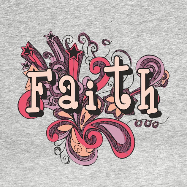 Faith Doodle Art by LaarniGallery